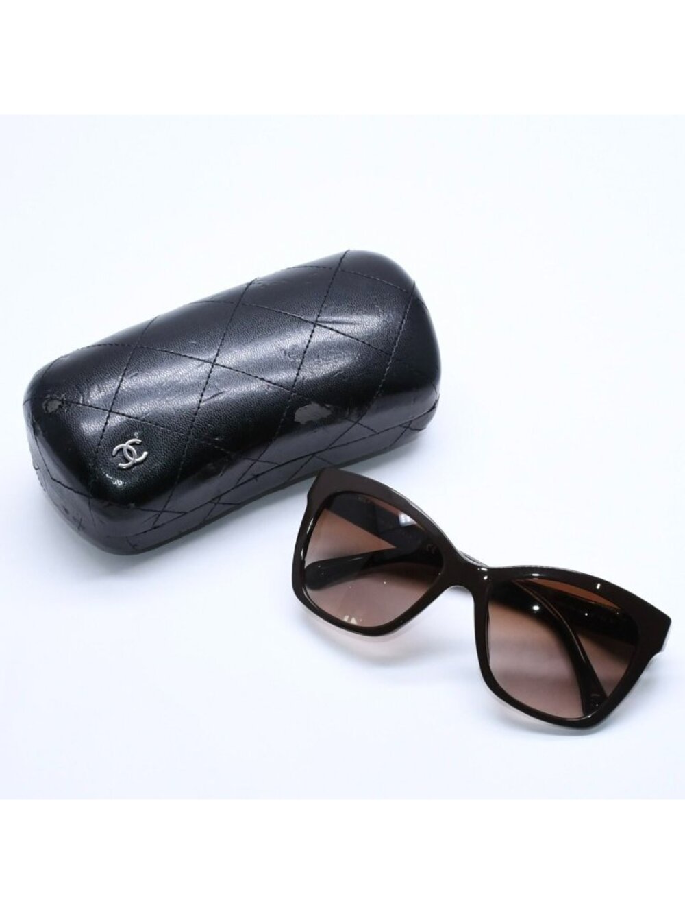 Chanel Sunglasses Eyewear CC Logo S5 Brown